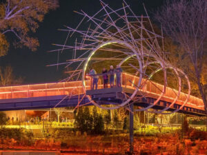 Skywalk at Downtown Cary Park NC