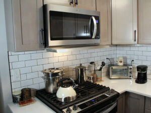 fully reconstructed kitchen after fire and smoke damage cleanup in Morrisville NC