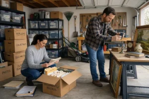 North Carolina homeowners creating an inventory to protect valuables from water damage