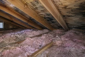 attic mold warning signs inside NC home