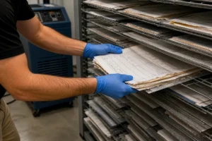 document drying after water damage for business records