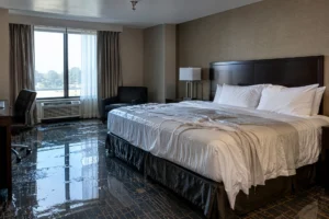 fire sprinkler water damage in Holly Springs, NC commercial hotel property